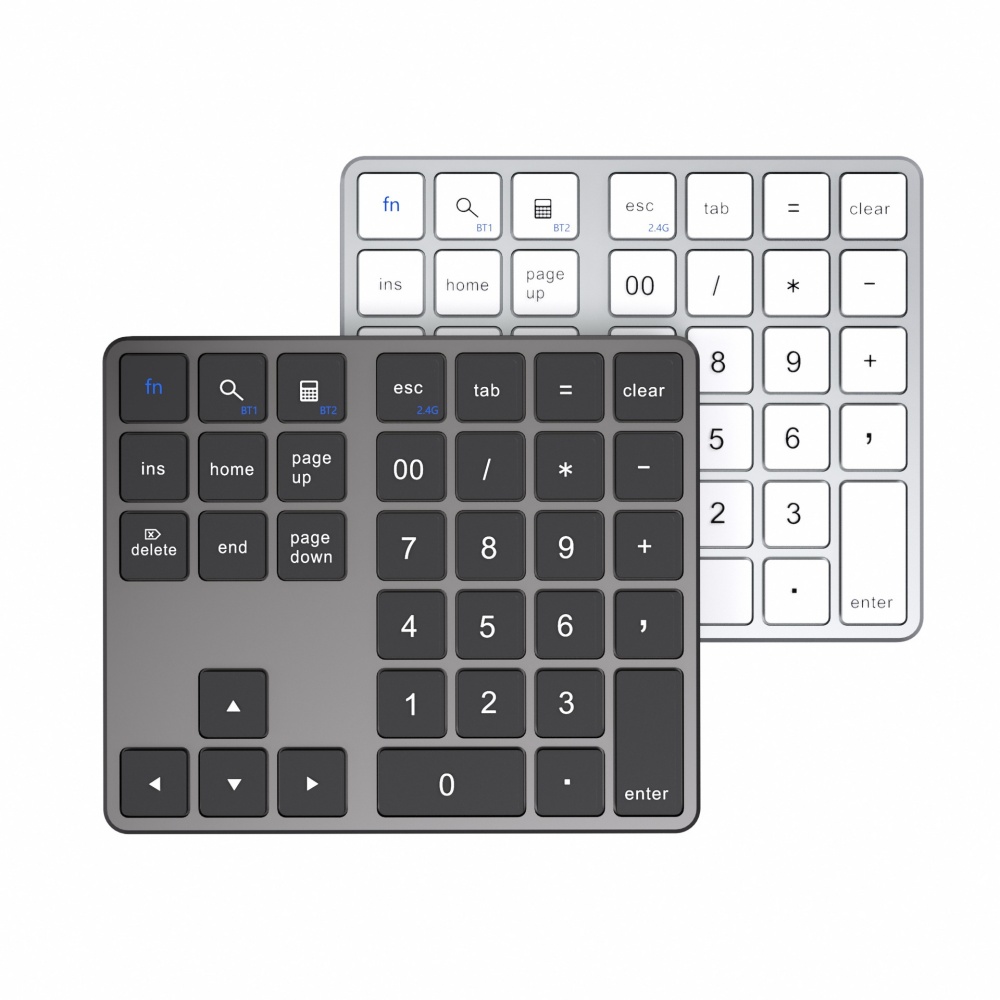 Keyboard Numpad Separate - 2.4Ghz Wireless + Bluetooth Numeric Keypad