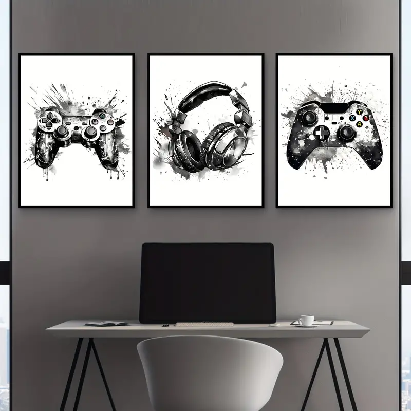 Gaming Set Accessories - 3pcs frameless Canvas Painting 3pcs/set Gaming