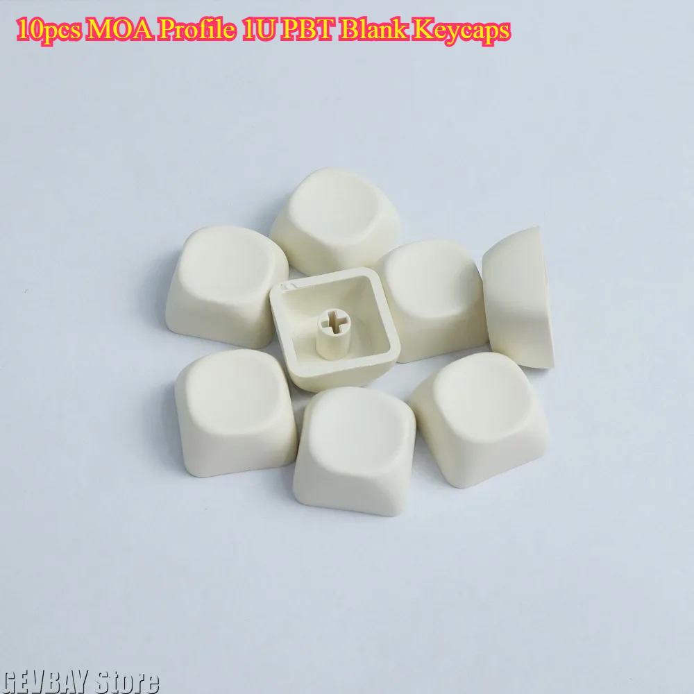 Keyboard Switch Tester - 10pcs MOA Profile 1U PBT Blank