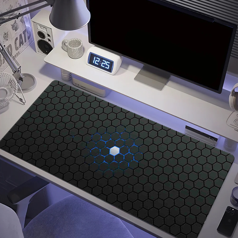 Gaming Accessories Computer - Hexagon Large Gaming Mouse Pad Rectangular