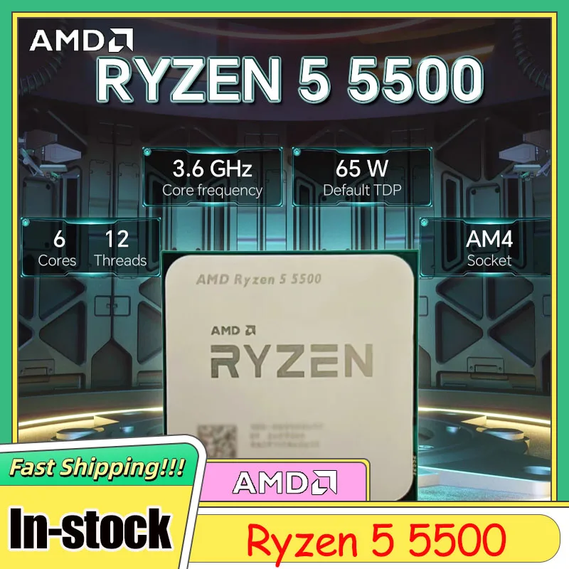 Amd Cpu Ryzen 5 - AMD Ryzen 5 5500 6-Core 12-Thread