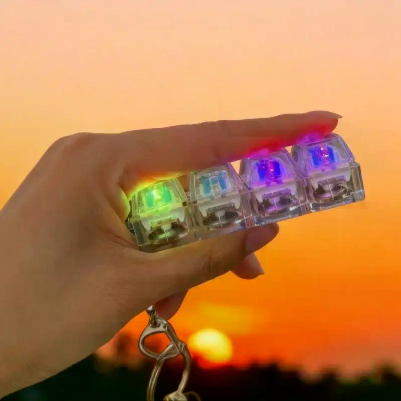 Keyboard Switch Tester - Lighting Creative Decompression Keychain Stress Relief