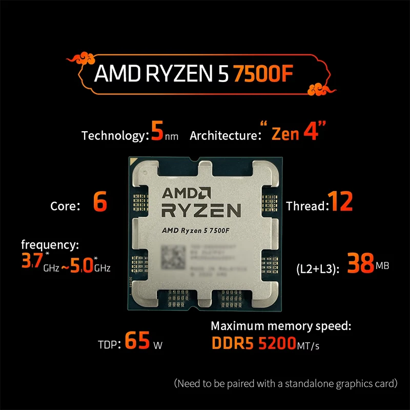 AMD Ryzen 5 7500F 3.7GHz 6-Cor - Amd Cpu Ryzen 5 评论和价格
