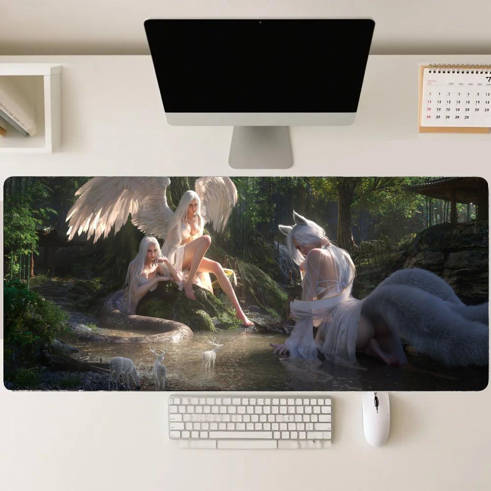 Forest girl Gaming Mats Extend - Gaming Accessories Pc Setup 评论和价格