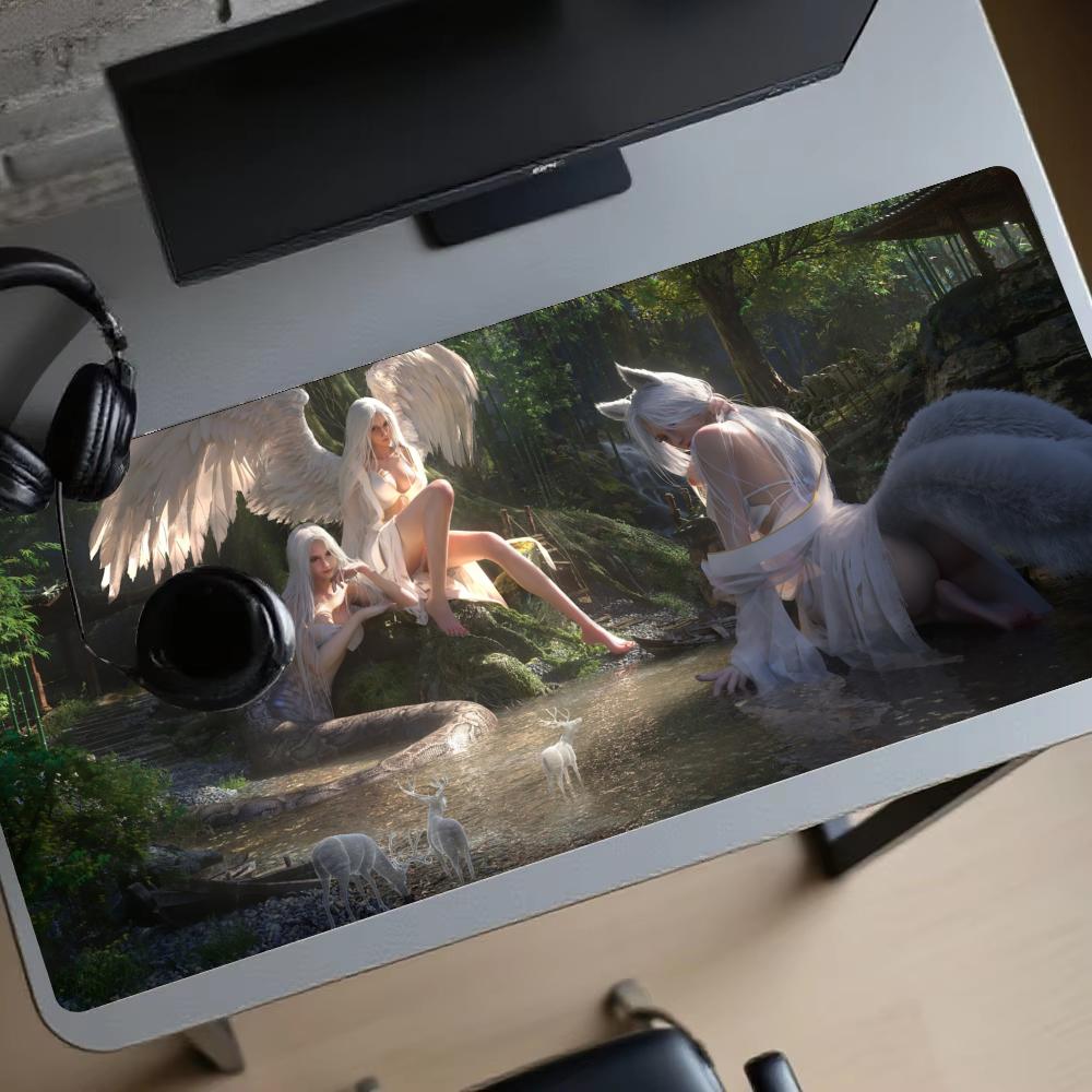 Forest girl Gaming Mats Extend - Gaming Accessories Pc Setup 评论和价格