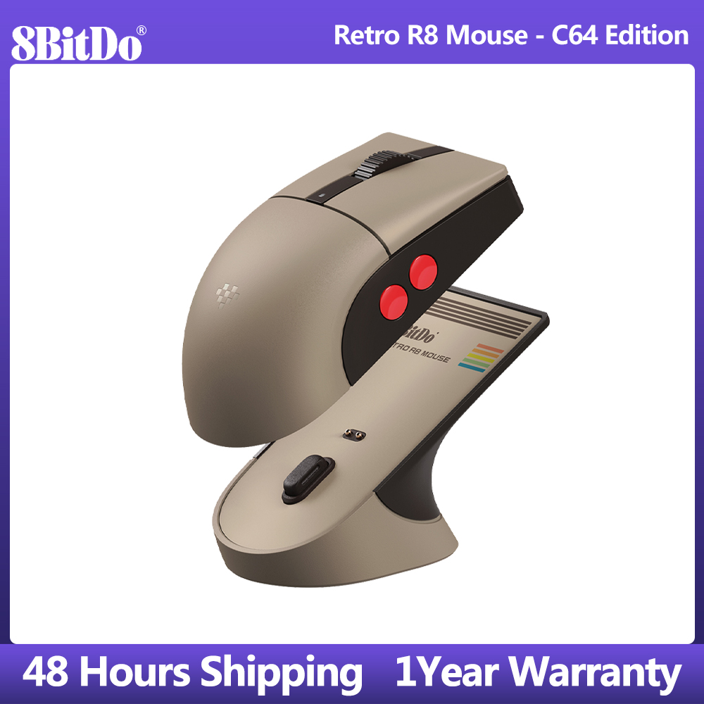 8BitDo Retro R8 Mouse with Mic - Gaming Accessories Retro 评论和价格