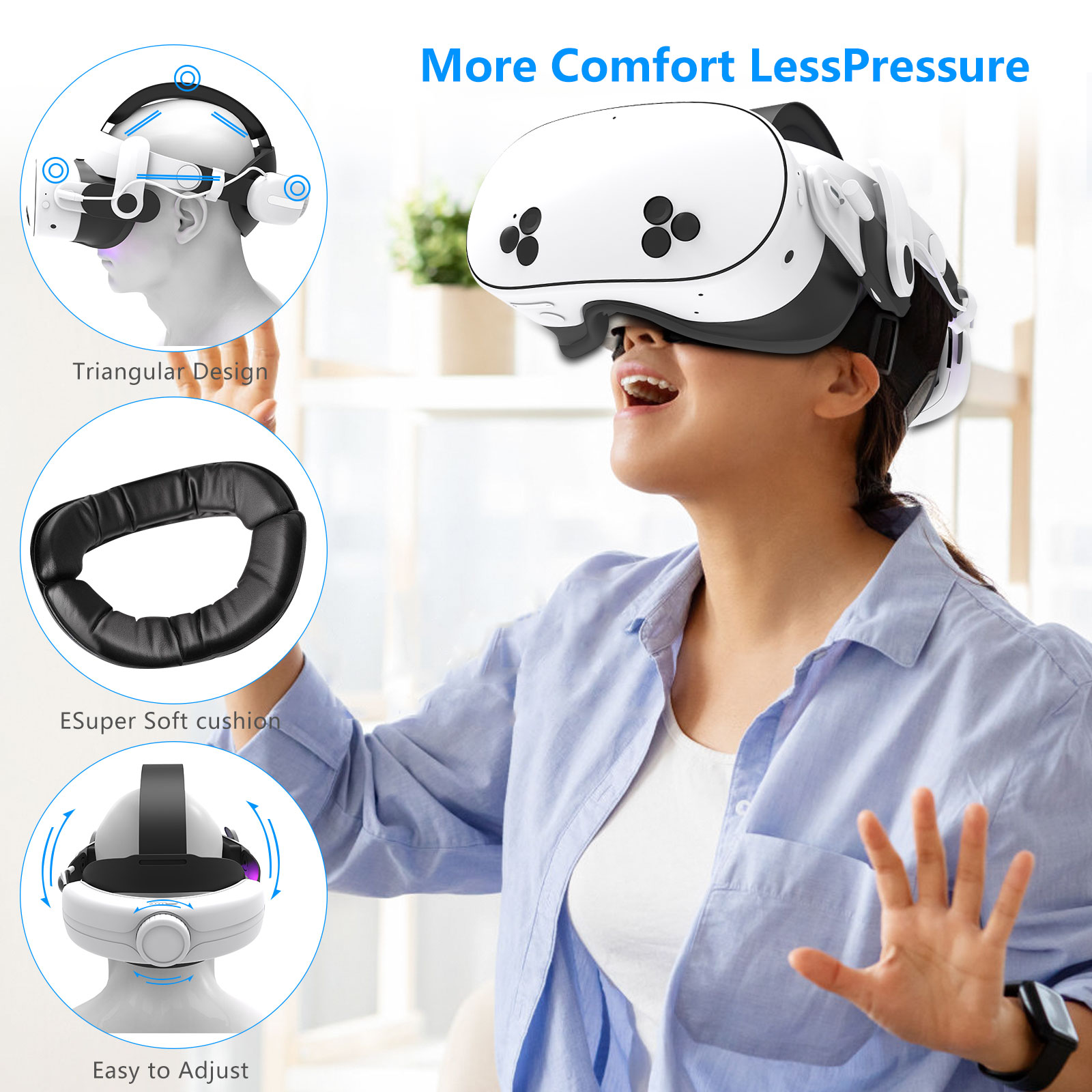 For Quest3S VR Headset 12000mA - Gaming Accessories Vr 评论和价格