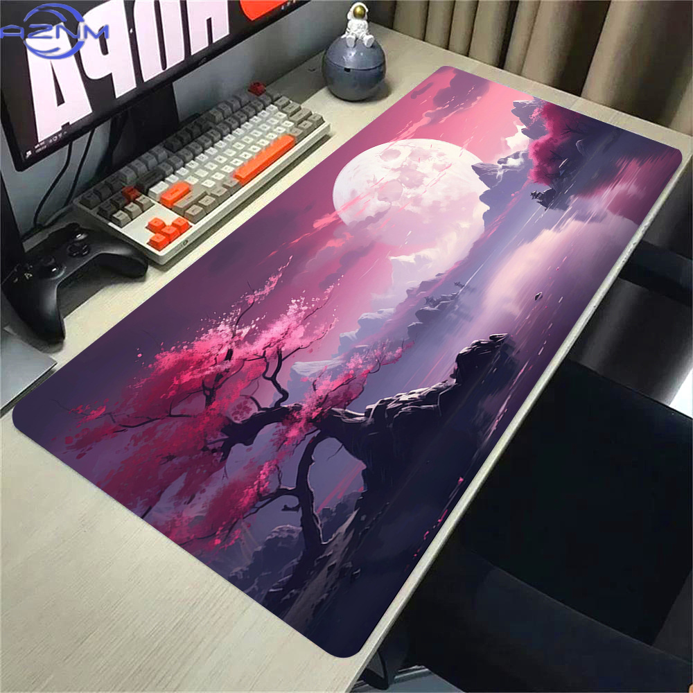Pink Sakura Anime Mousepad Lan - Gaming Accessories Pink 评论和价格