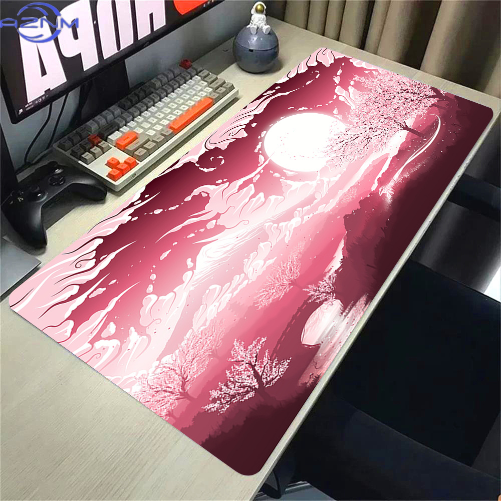Pink Sakura Anime Mousepad Lan - Gaming Accessories Pink 评论和价格