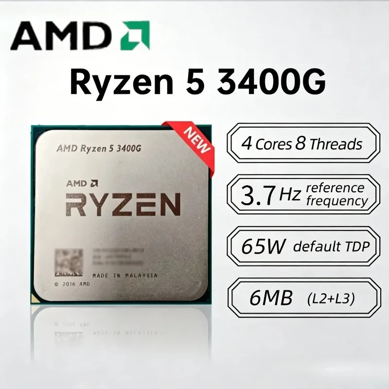 AMD Ryzen 5 3400G 4 Core 8 Thr - Amd Cpu Ryzen 5 评论和价格