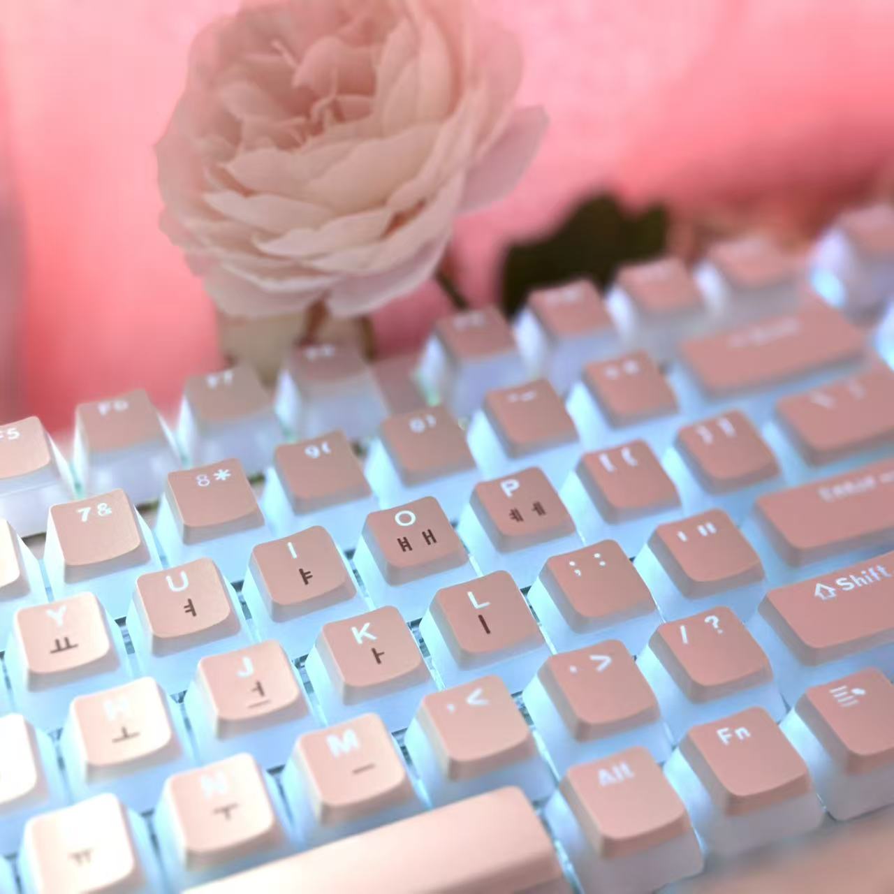 Hangul Keycap Korean Layout Ke - Gaming Set Accessories 评论和价格