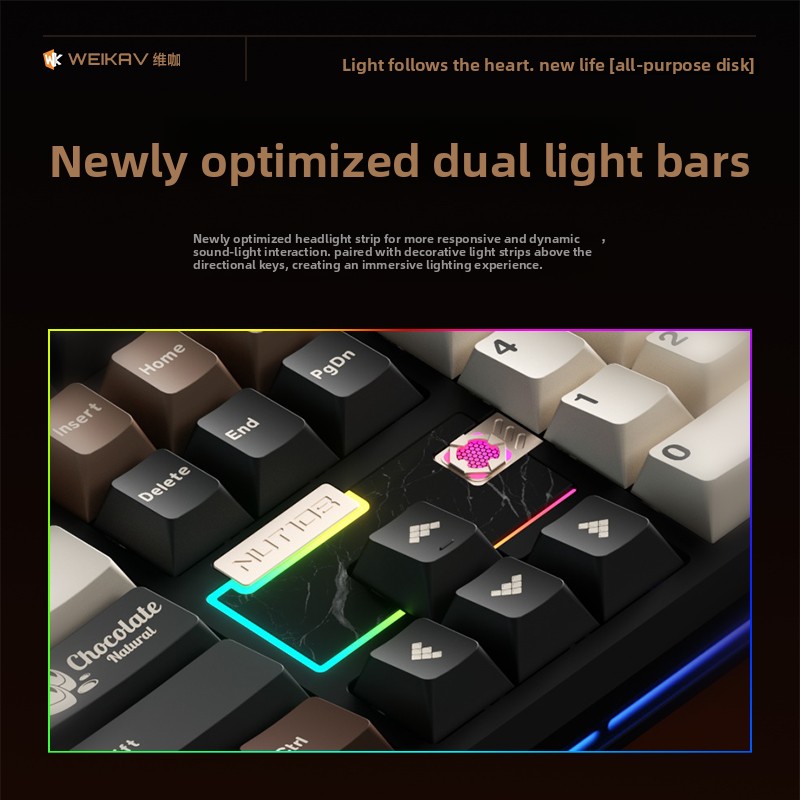 WEIKAV NUT108 Mechanical Keybo - Gaming Accessories Kit 评论和价格