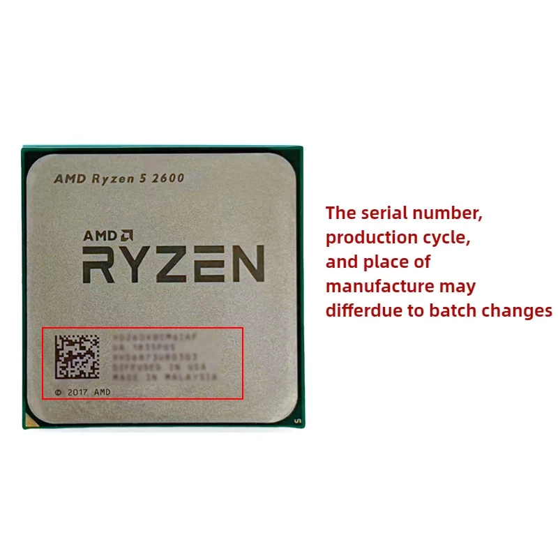 AMD Ryzen 5 R5 2600 3.4GHz 6-C - Amd Cpu Ryzen 5 评论和价格