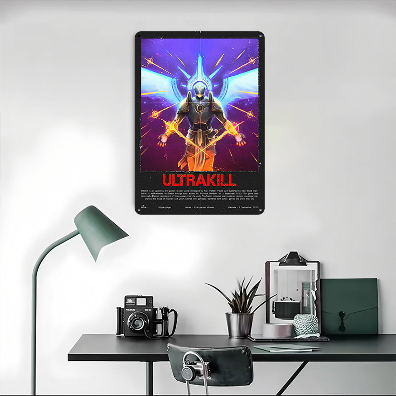 Ultrakill Game Metal Poster Cu - Gaming Accessories Europe 评论和价格
