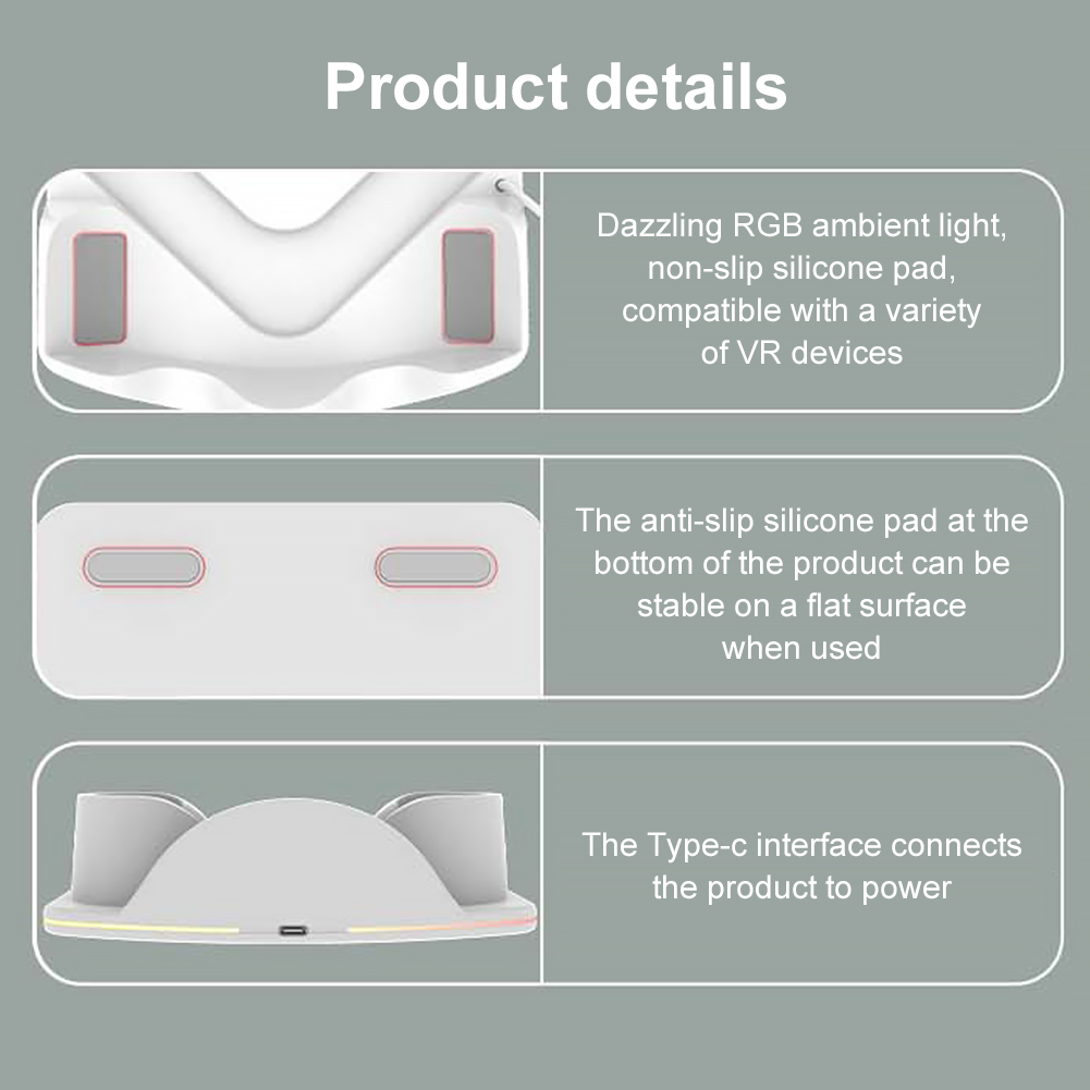 Charging Dock for Meta Quest 3 - Headset Stand Rgb 评论和价格