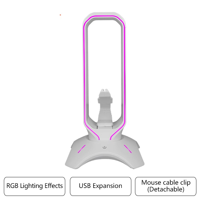 RGB Gaming Headphone Stand wit - Headset Stand Rgb 评论和价格