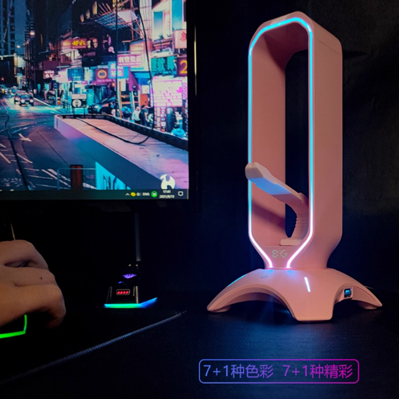 RGB Headset Stand with Mouse B - Headset Stand Rgb 评论和价格