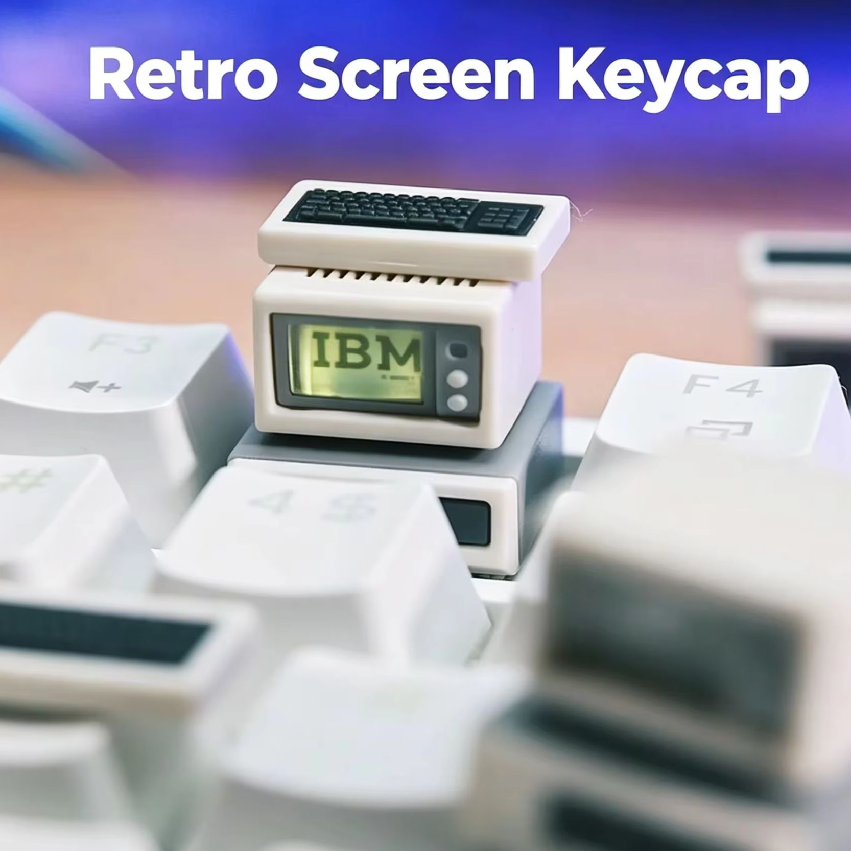 Backlit Retro Computer Keycap  - Gaming Accessories Retro 评论和价格