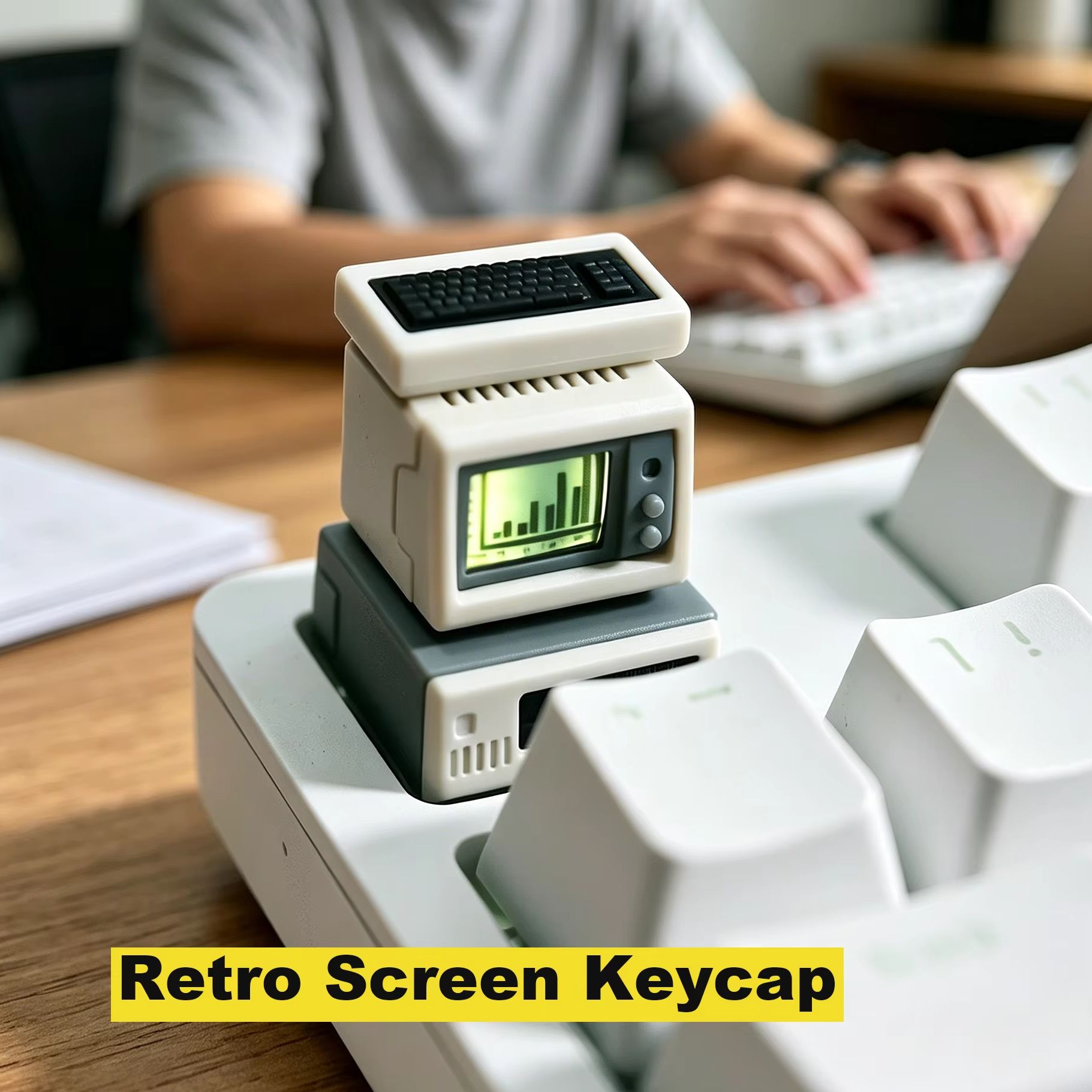 Backlit Retro Computer Keycap  - Gaming Accessories Retro 评论和价格