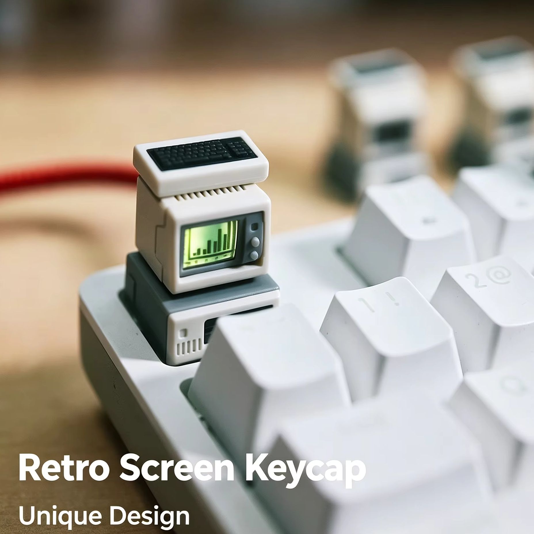 Backlit Retro Computer Keycap  - Gaming Accessories Retro 评论和价格