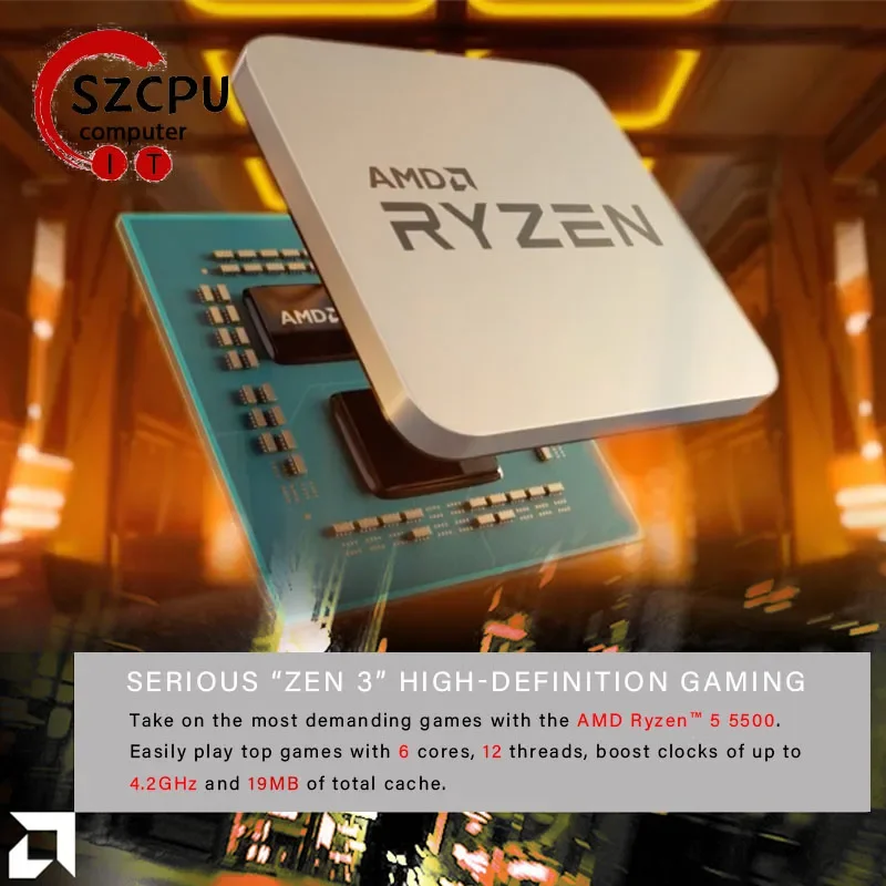 AMD Ryzen 5 5500 6-Core 12-Thr - Amd Cpu Ryzen 5 评论和价格