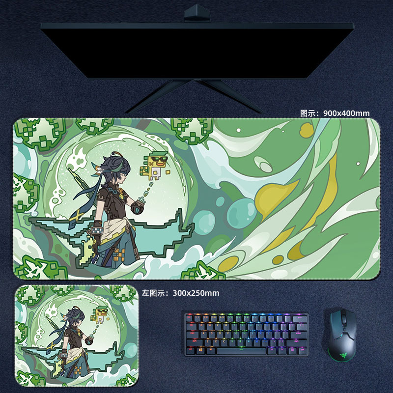 Anime Genshin Impact Mouse Pad - Gaming Accessories Computer 评论和价格