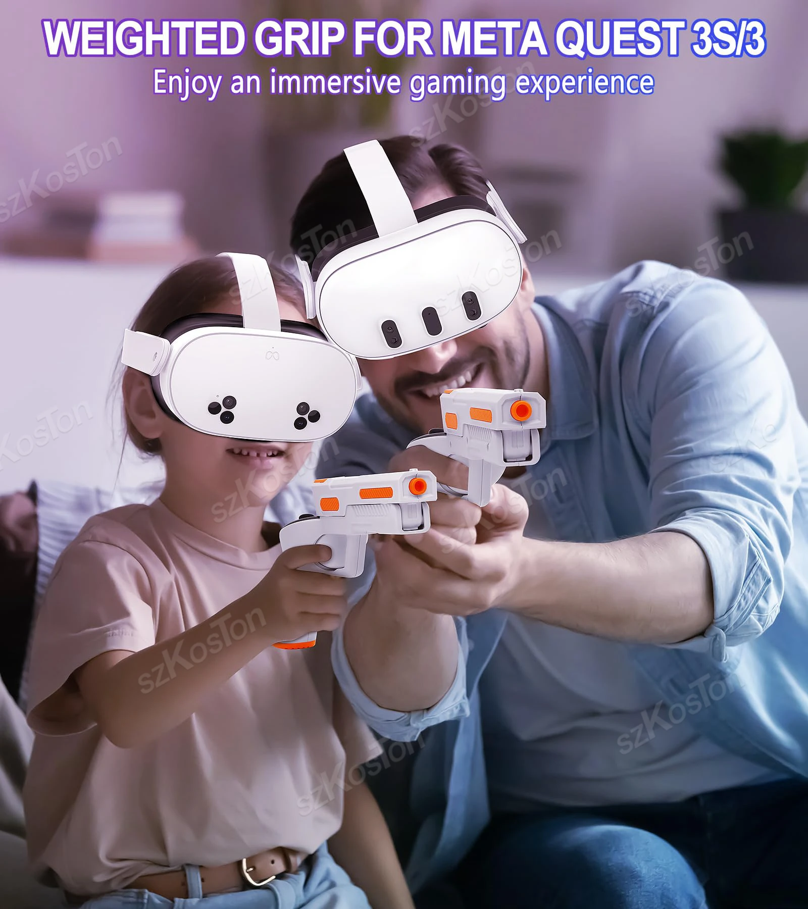 VR Gun Stock Grips for Meta Qu - Gaming Accessories Vr 评论和价格