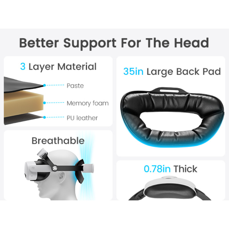 BEBONCOOL Adjustable Head Stra - Gaming Accessories Vr 评论和价格