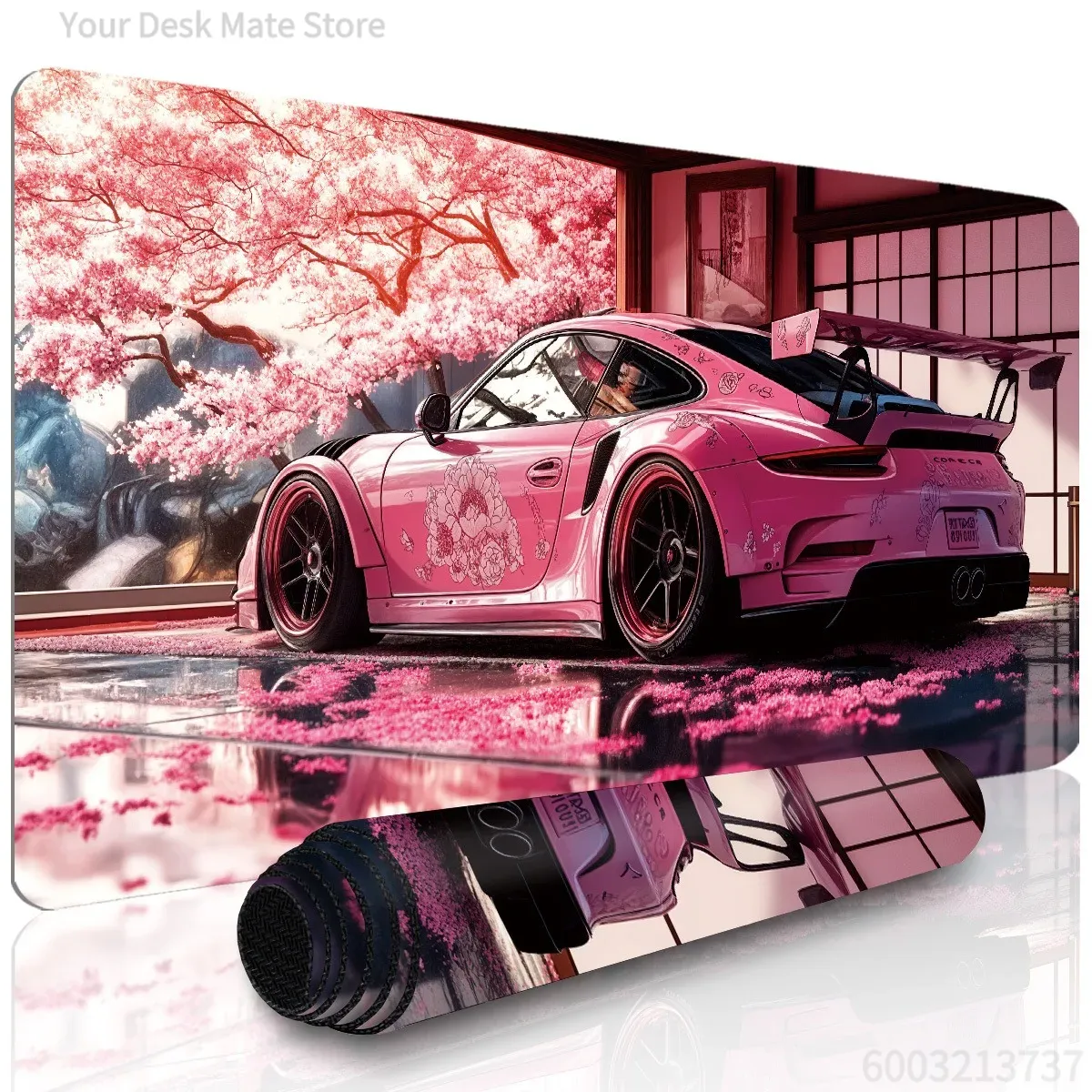 Pink Sports Car Cherry Blossom - Gaming Accessories Pink 评论和价格