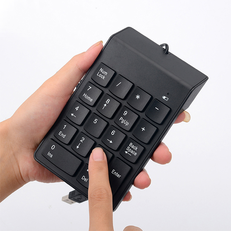 18 Keys USB Wire Numeric Keypa - Keyboard Numpad Separate 评论和价格