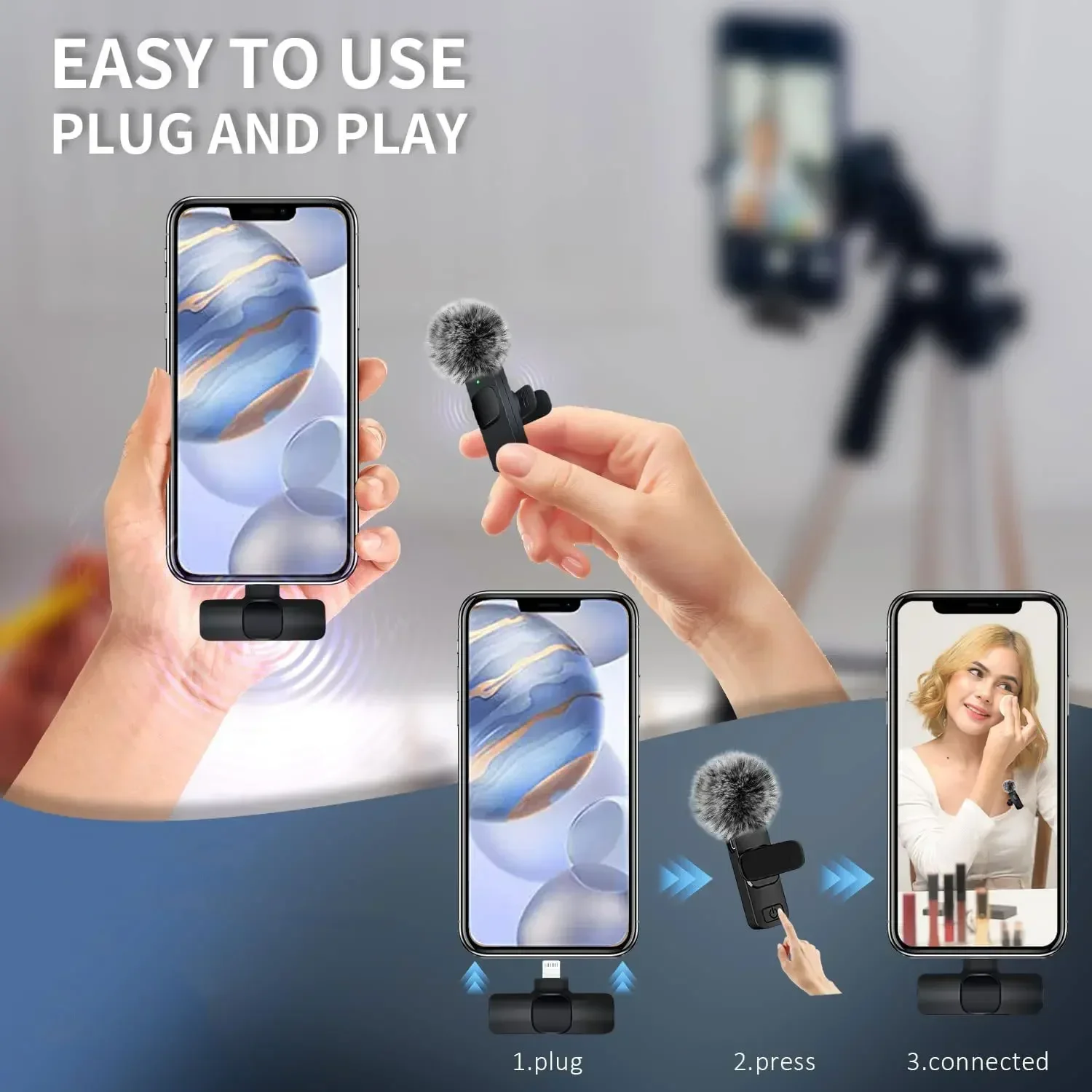 Wireless Lavalier Microphone 2 - Gaming Set Accessories 评论和价格