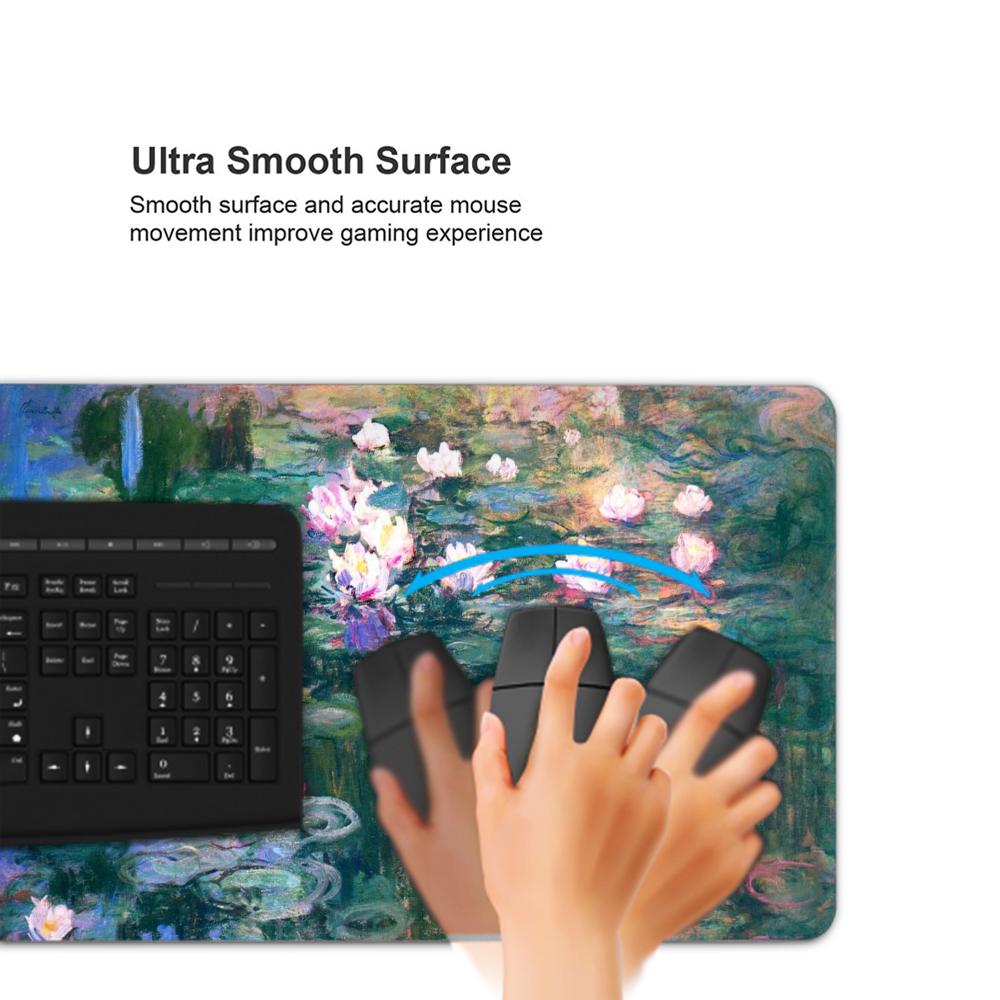 Monet Oil Painting Mouse Pad G - Gaming Accessories For Table 评论和价格