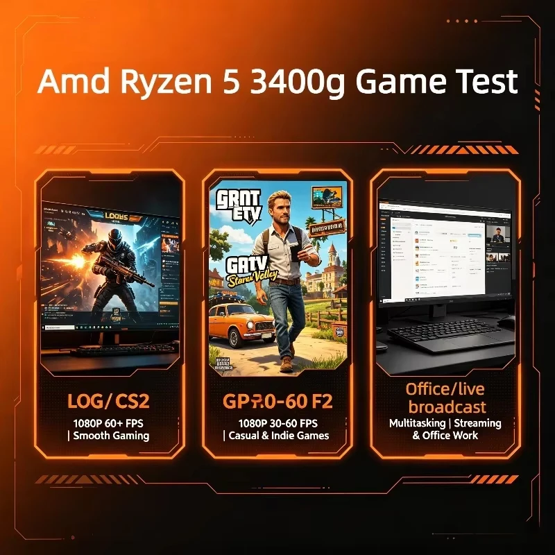 AMD Ryzen 5 3400G AM4 Desktop  - Amd Cpu Ryzen 5 评论和价格