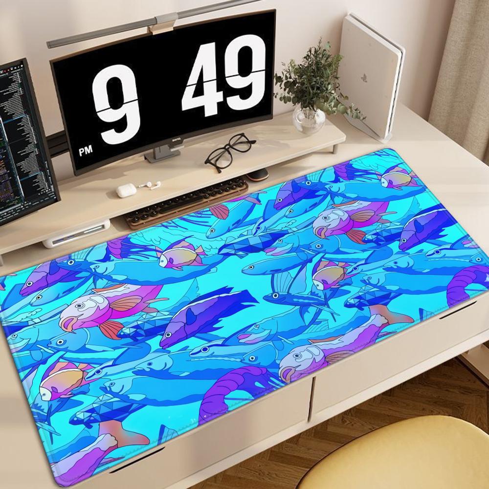 HD Printing Fish Rubber Mouse  - Gaming Accessories For Table 评论和价格
